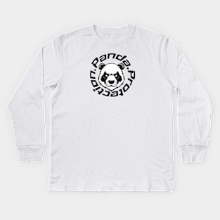 Panda Protection Kids Long Sleeve T-Shirt